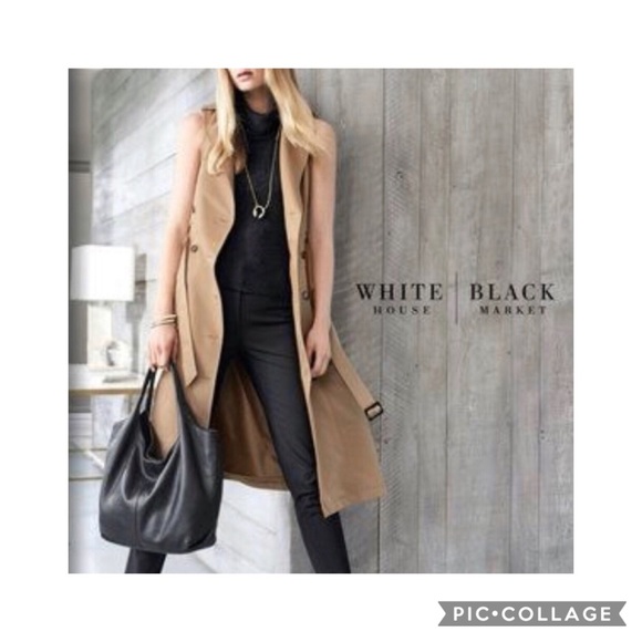 White House Black Market Dresses & Skirts - White House Black Market Sleeveless Trench Dress